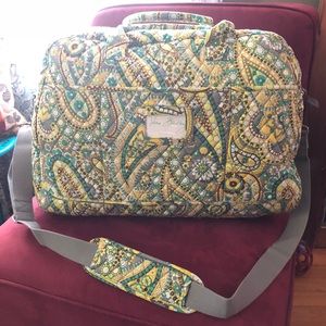 Vera Bradley Grand Traveler in Lemon Parfait